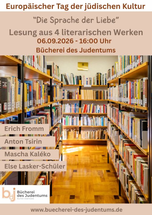 Europäischer Tag der jüdischen Kultur - Lesung: 