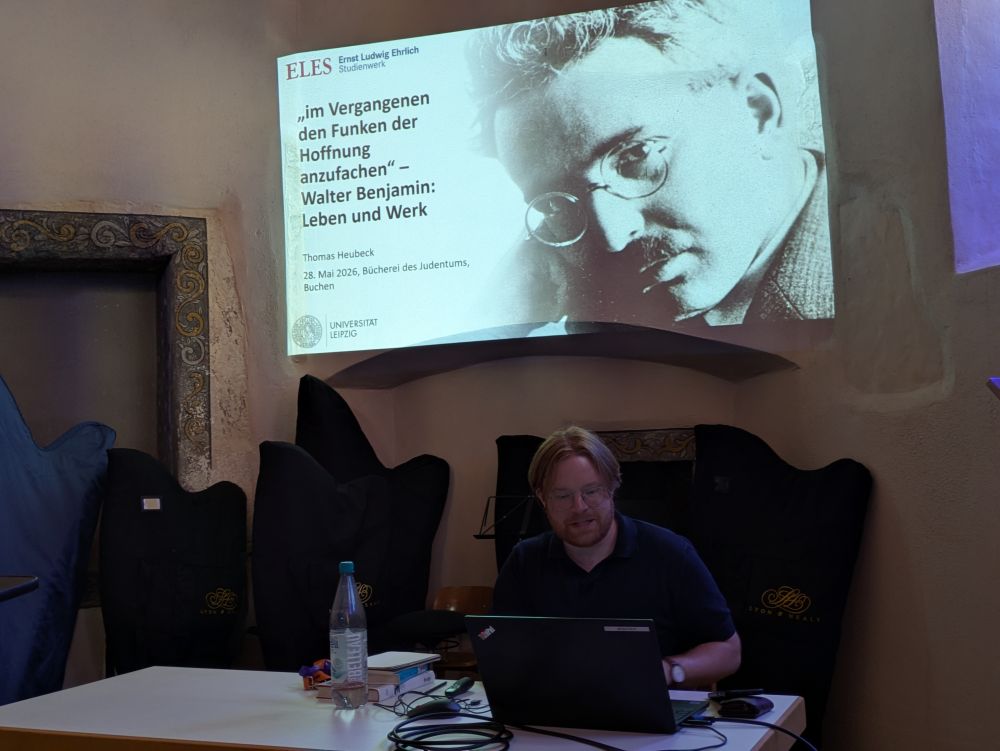 Vortrag Thomas Heubeck über Walter Benjamin