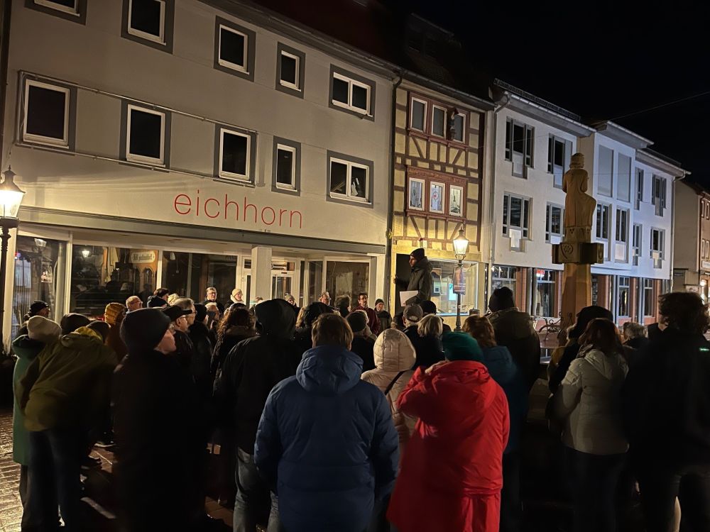 Führung „Marie Wolf und das jüdische Leben in Buchen“ fand am 27. Januar großes Interesse. (Foto: Stadt Buchen)